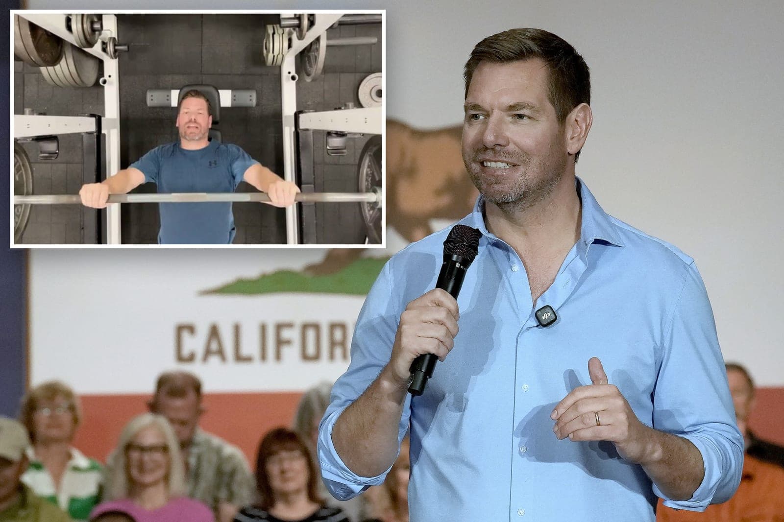 Eric Swalwell remains eligible for pension, congressional gym membership