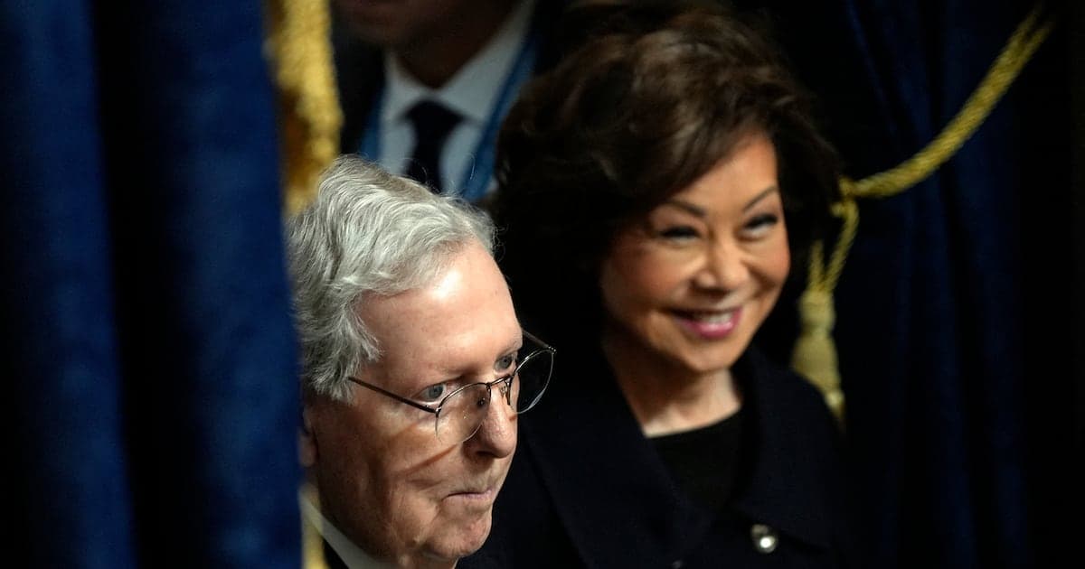 Elaine Chao's Family Friend Jeff Yang Calls Out Strange Detail in New Mitch McConnell Photo
