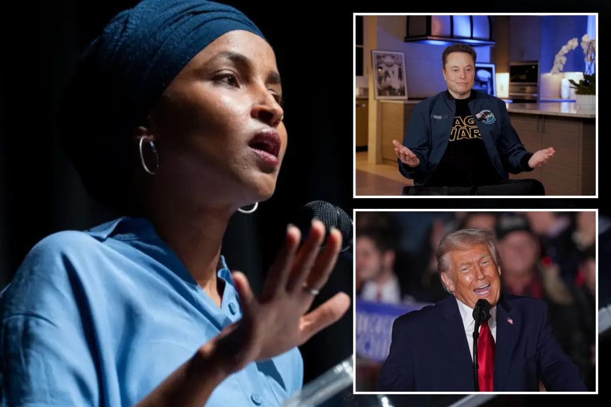 Elon Musk suggests Ilhan Omar committed 'treason' with 2024 pro-Somalia remarks after Trump rants about lawmaker at rally