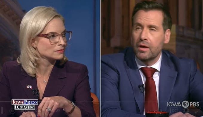 HINSON & TUREK MEET IN U.S. SENATE CANDIDATE DEBATE - KSCJ 1360
