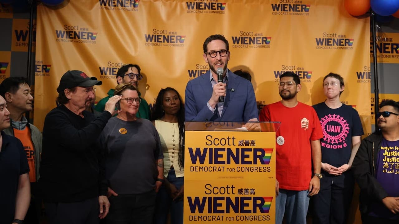 Scott Wiener advances in California senate race