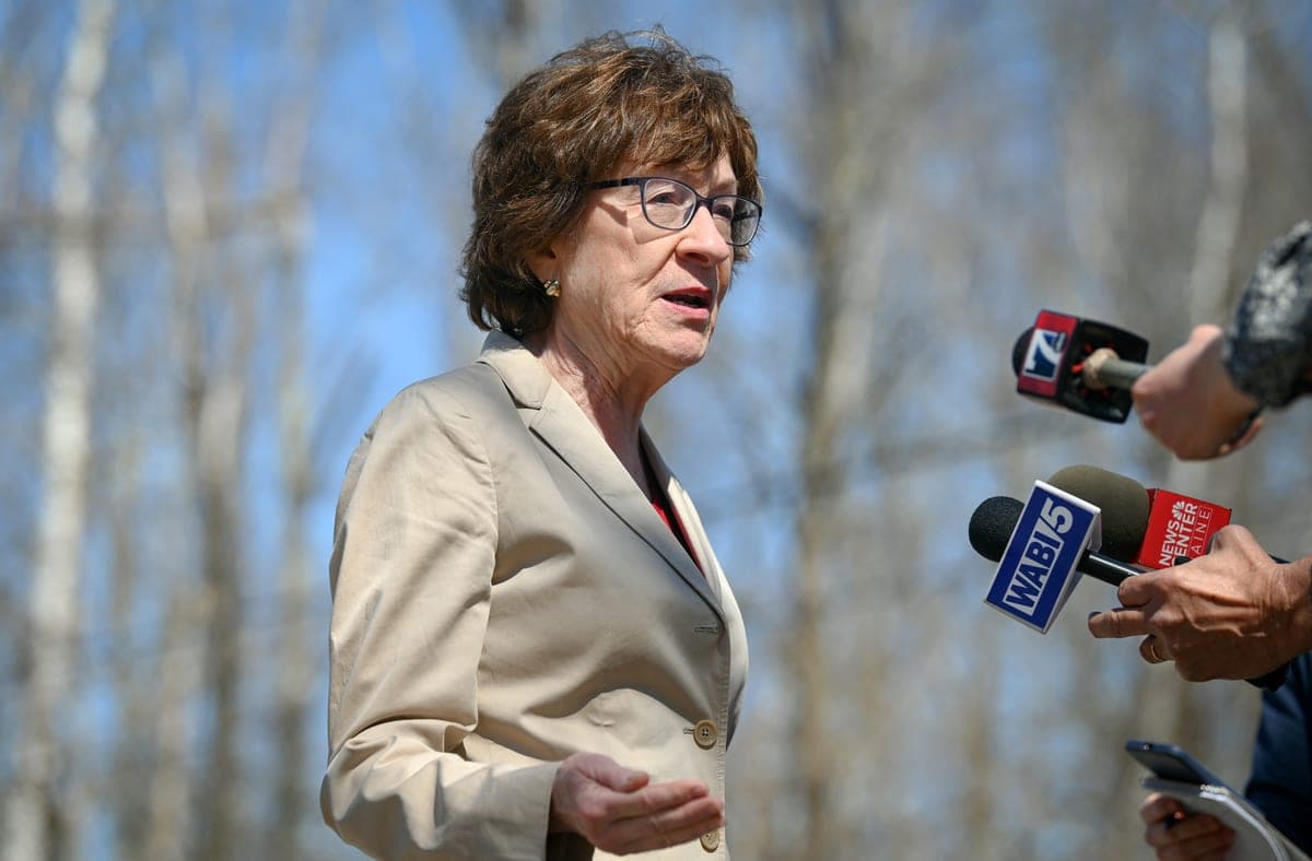 Susan Collins ‘will not be intimidated’ after vandalism at Biddeford office