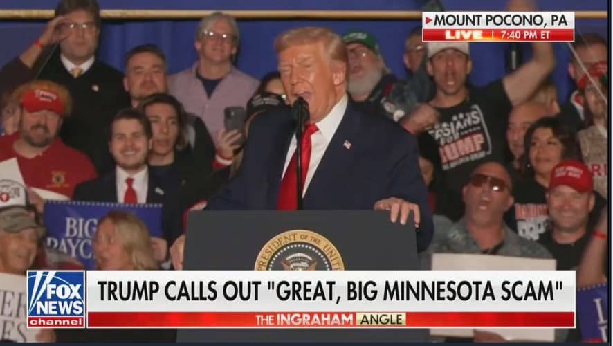 Crowd Rages as Trump Claims Ilhan Omar Is 'Here Illegally'