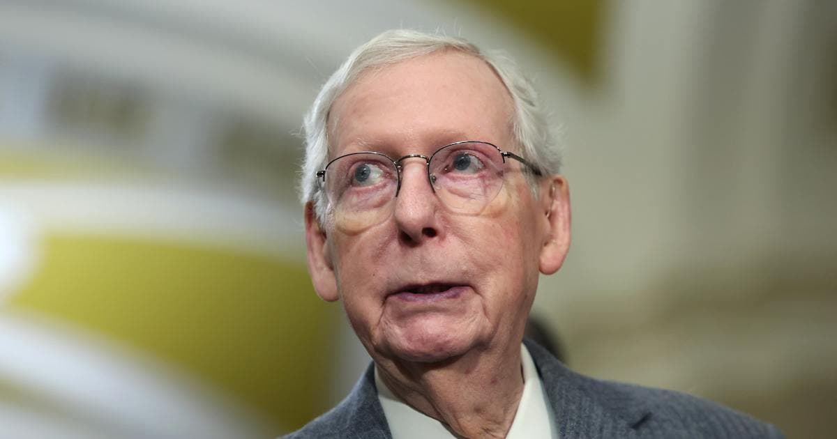 Mitch McConnell's Office Dodges Questions on Whether He's "Brain Dead"