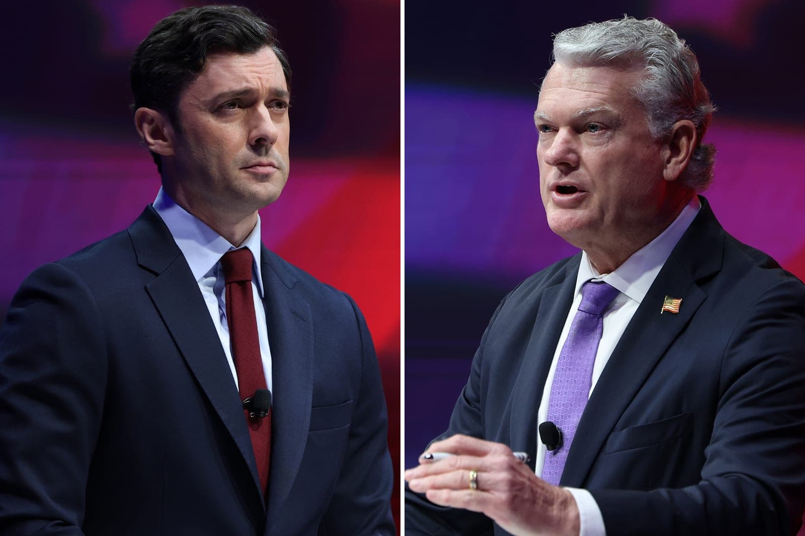 Mike Collins fends off claims he’s a ‘bigot,’ rips ‘trust fund kid’ Jon Ossoff in Georgia Senate debate