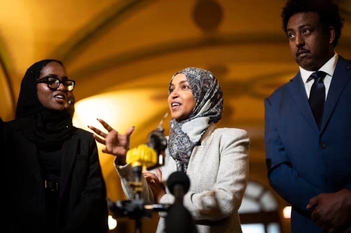 Minnesota congresswoman Ilhan Omar attacked with unknown liquid during town hall