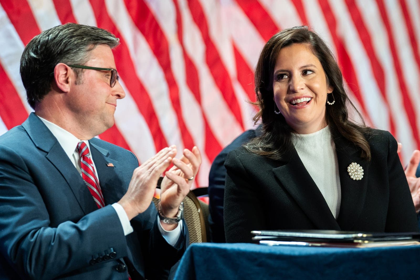 Trump Holds Phone Call Between Speaker And Stefanik Over NDAA Provision Fight