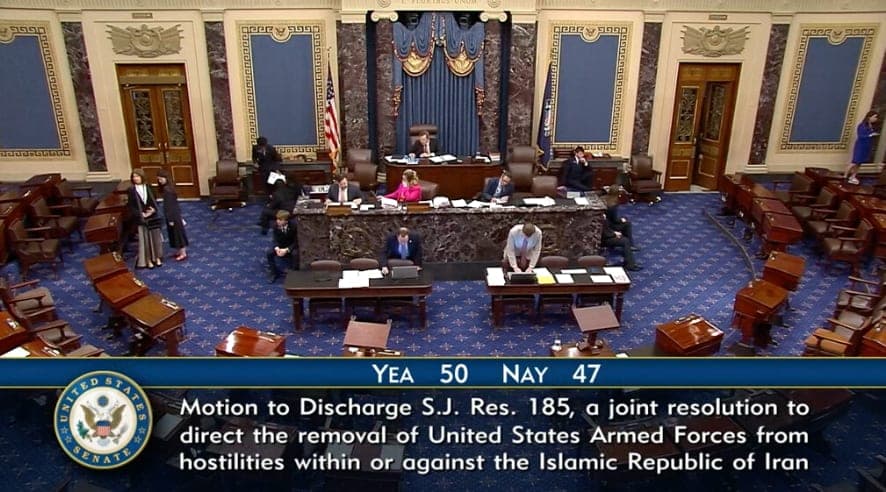 Senate Advances Resolution to Curb Trump's Iran War Powers