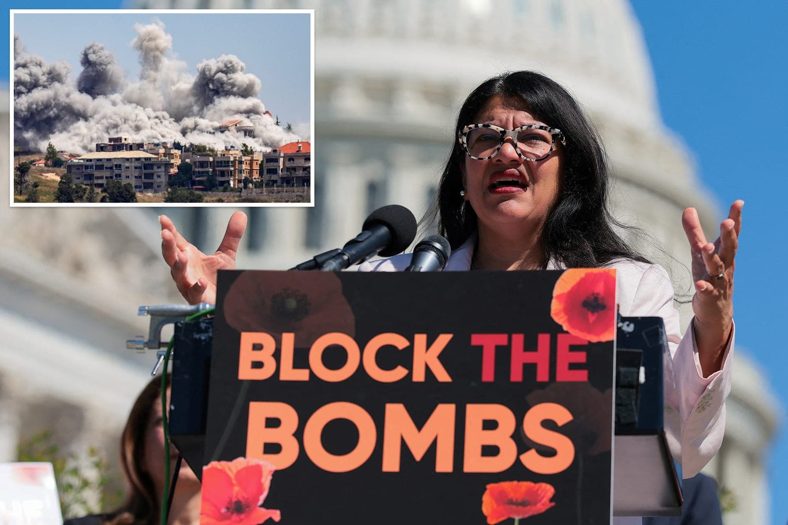 Dems help defeat Rashida Tlaib's puzzling Lebanon war powers resolution — where US is 'not in conflict'