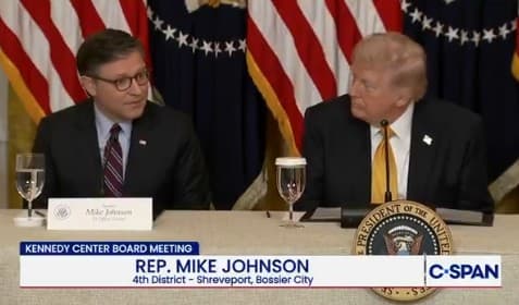 "That Wasn't Public": Trump Stuns Johnson By Blurting Out GOP Rep.'s Dire Medical Condition