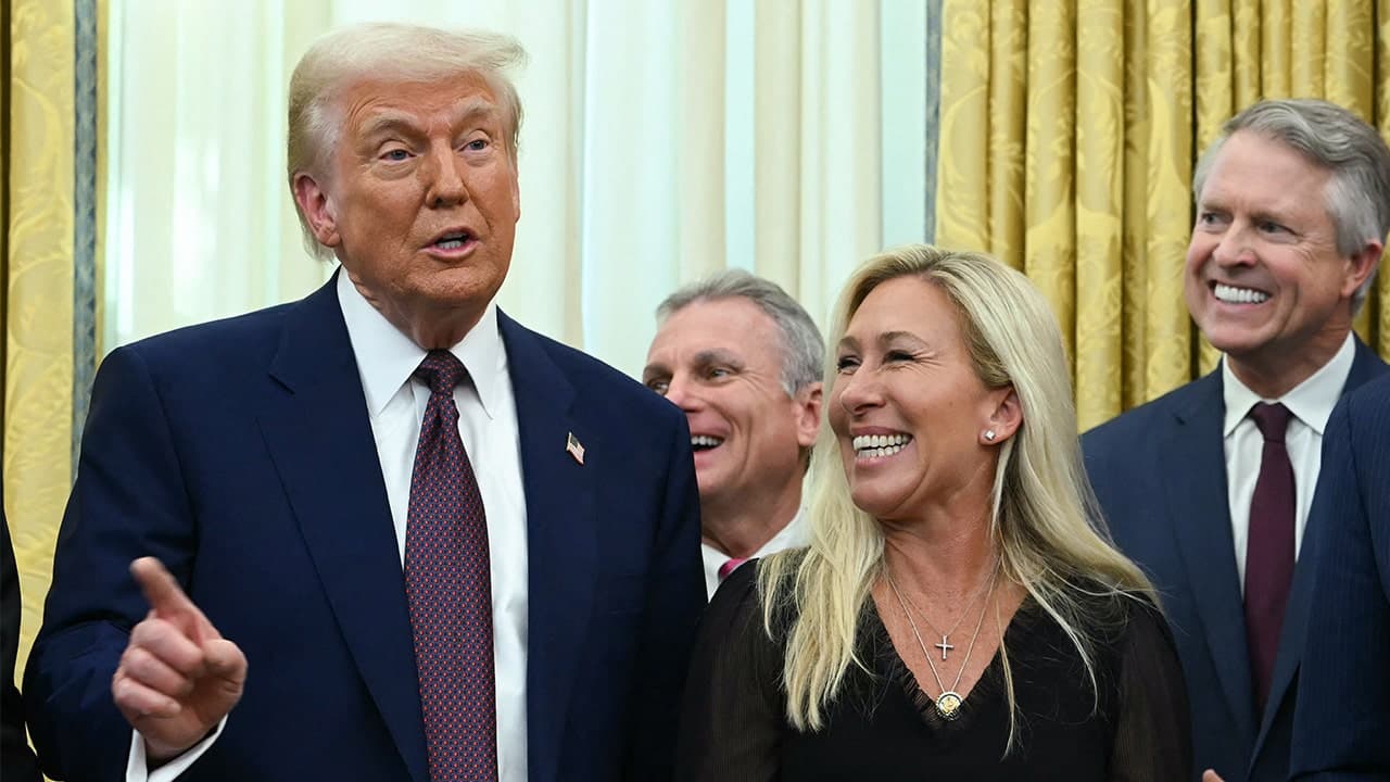 Trump says he'd love to see Marjorie Taylor Greene return to politics