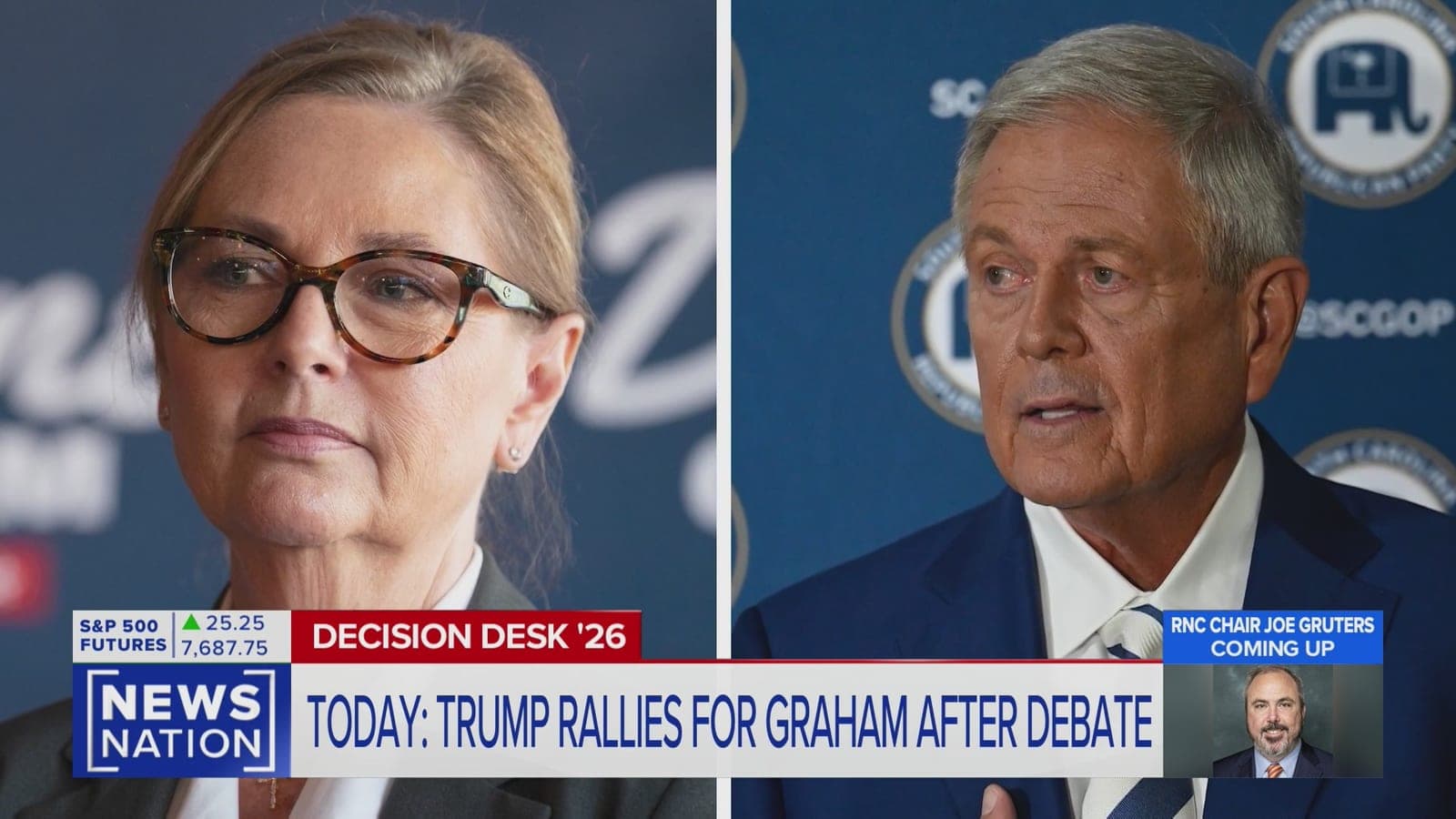 Trump seeks to bolster Graham Senate bid with South Carolina rally