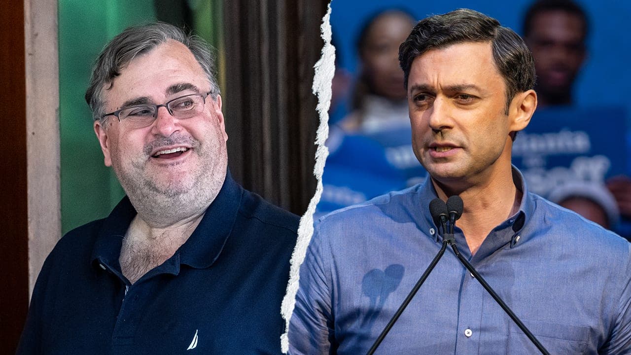 Sen. Jon Ossoff called hypocrite for taking Reid Hoffman donation