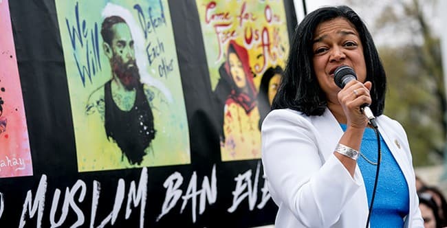 Pramila Jayapal Is Very Upset That Parents of Children Murdered By Illegals Are Wasting Her Time