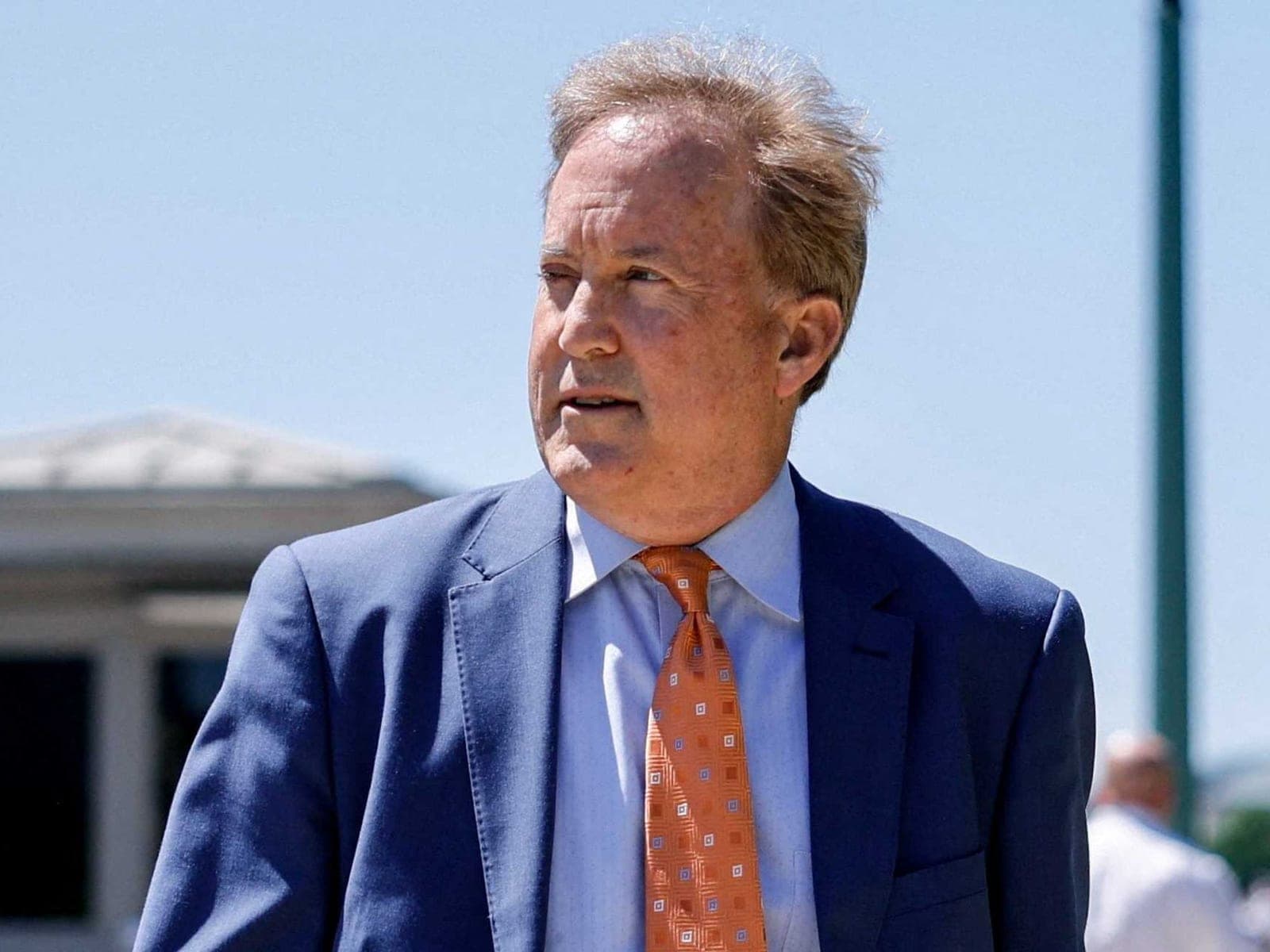 Camera catches Ken Paxton's raw reaction to Trump's mockery of his looks