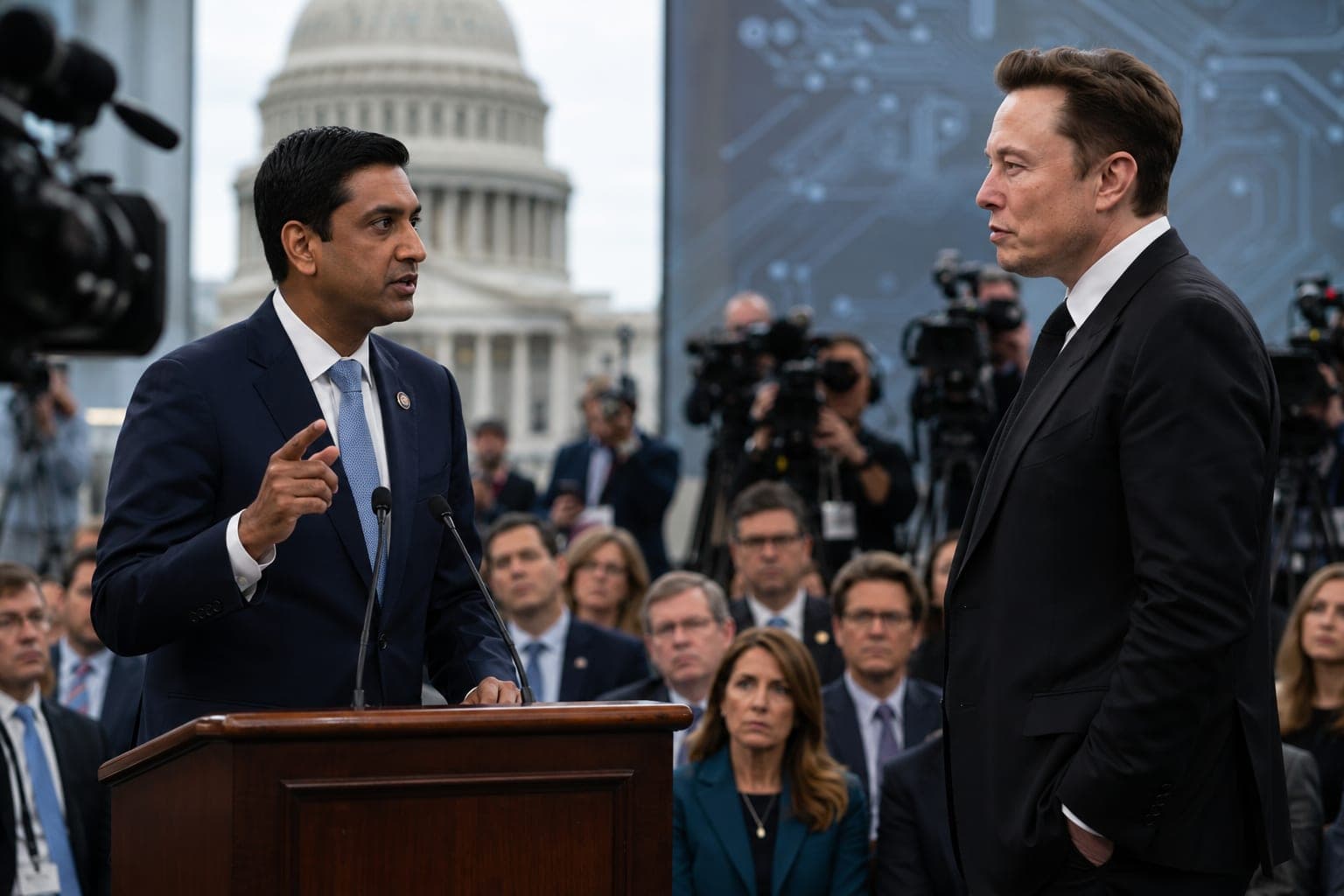 Ro Khanna, Elon Musk clash over accountability