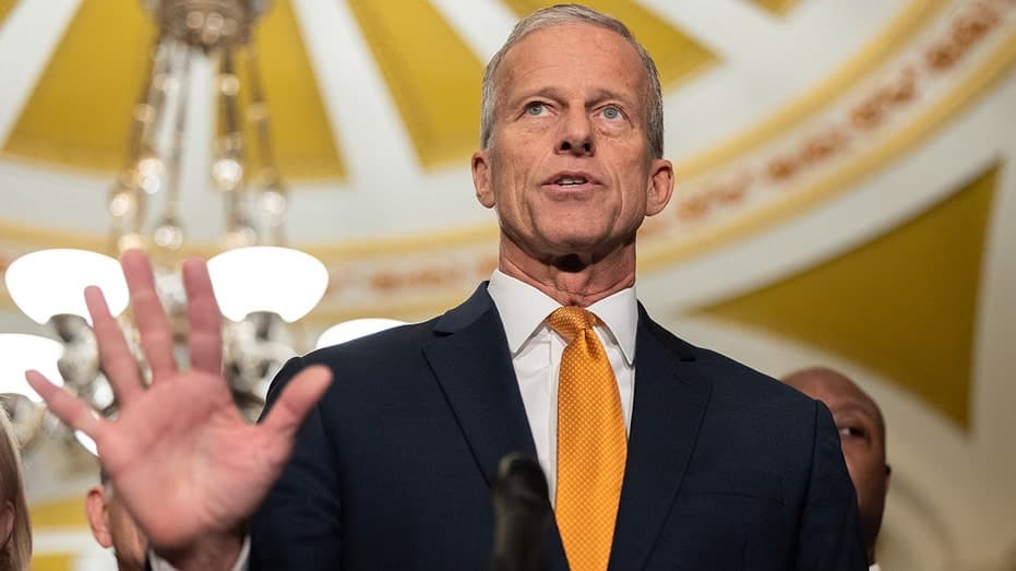 Thune promises 'safe streets, more money in pockets' as GOP senators hit the road to tout tax cuts