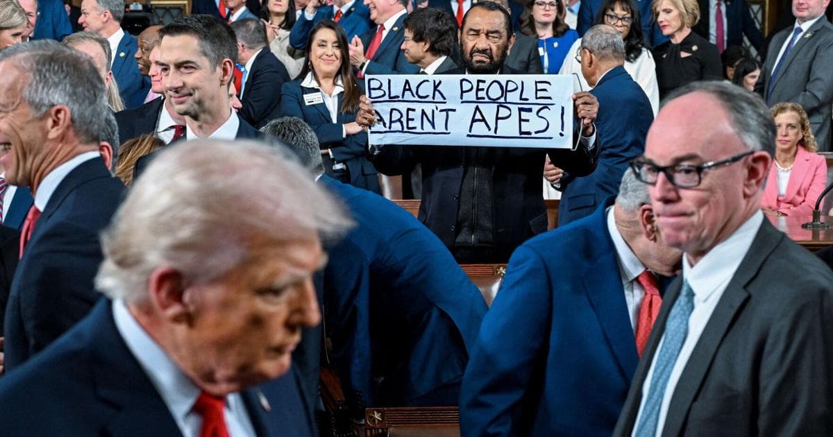 Rep. Al Green escorted out of House chamber minutes into President Donald Trump's State of the Union address