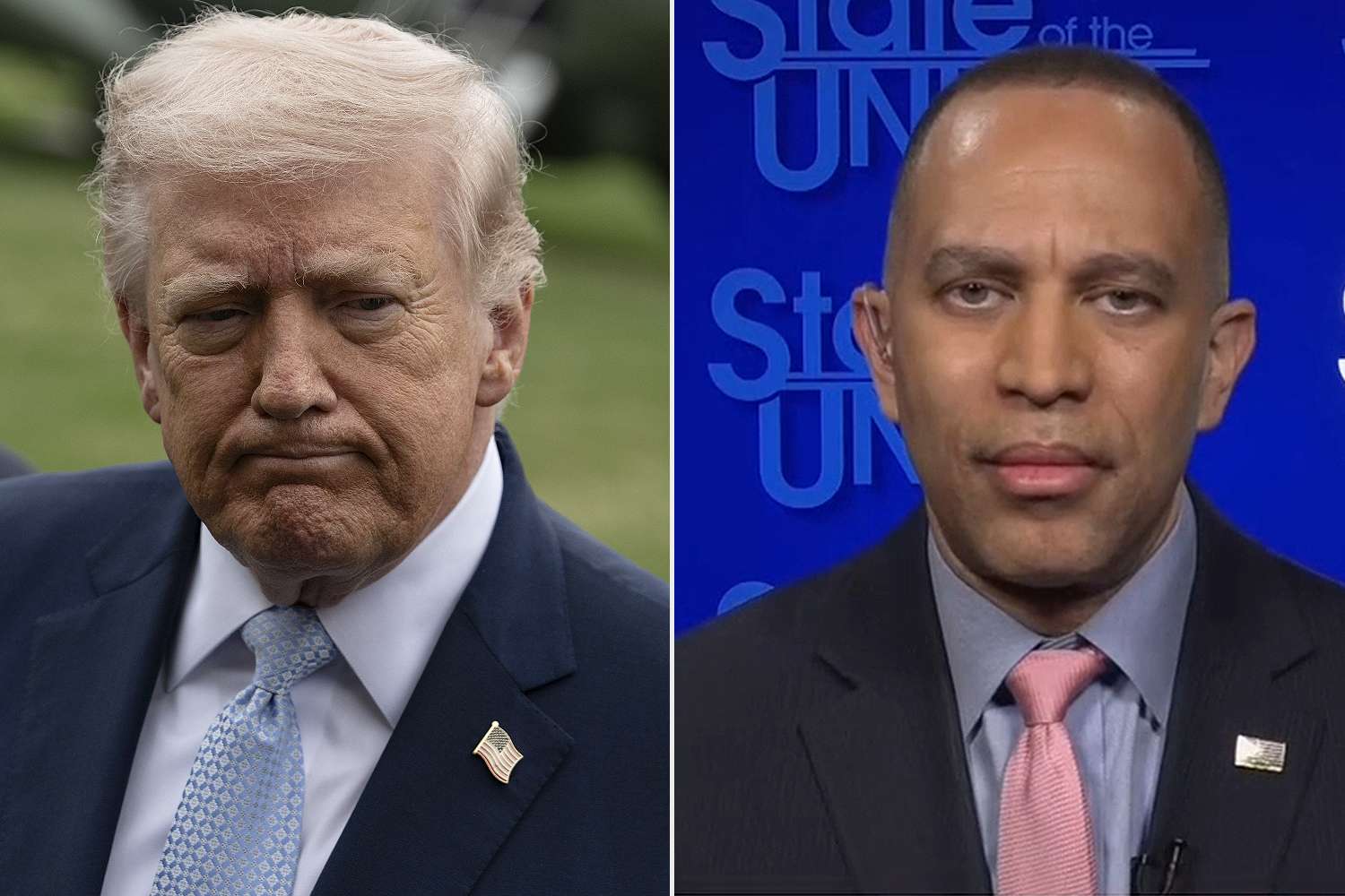 Trump Told to Shut His 'Reckless Mouth' by Hakeem Jeffries After President Calls Democrats the Nation's 'Greatest Enemy'