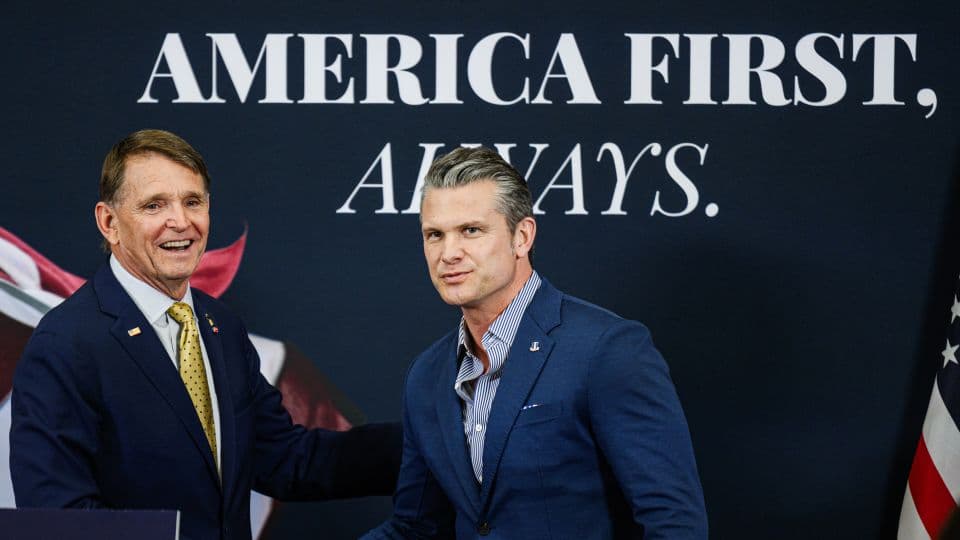 On rare campaign trail visit, Hegseth implores Kentucky voters to oust Massie