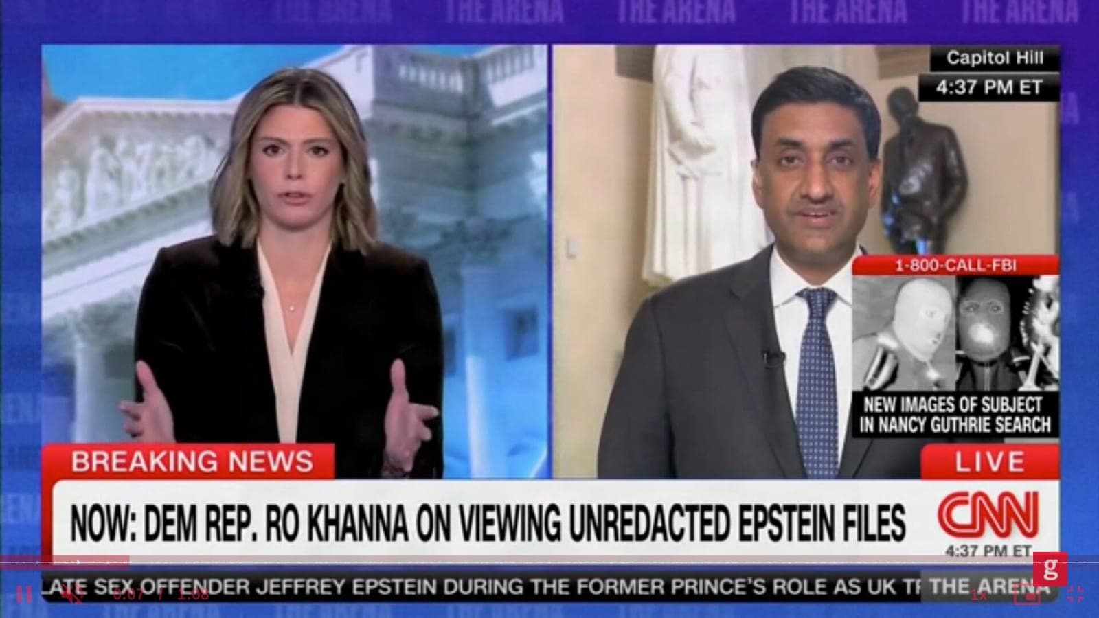 CNN Host Asks Ro Khanna If Lawmakers Can Just 'Control-F' For Names In Epstein Files