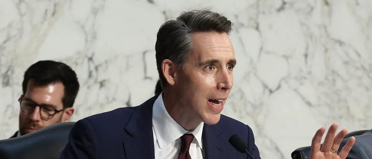 Sen. Josh Hawley Urges Trump AG Pick To Stop Beating Around Bush On Key Social Issue