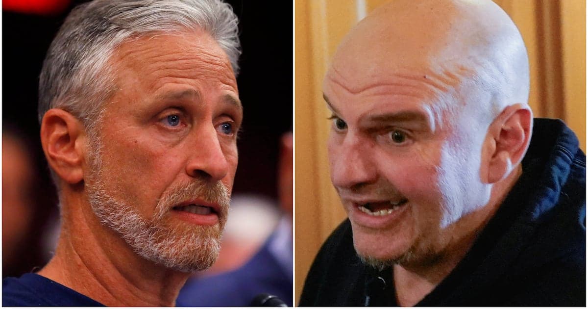 Jon Stewart Schools MAGA's Fave Democrat John Fetterman in Heated Interview