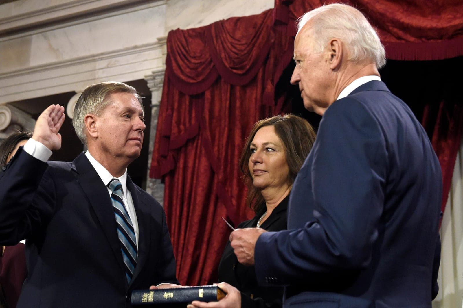 Trump backs Lindsey Graham's sister to serve rest of Republican's Senate term