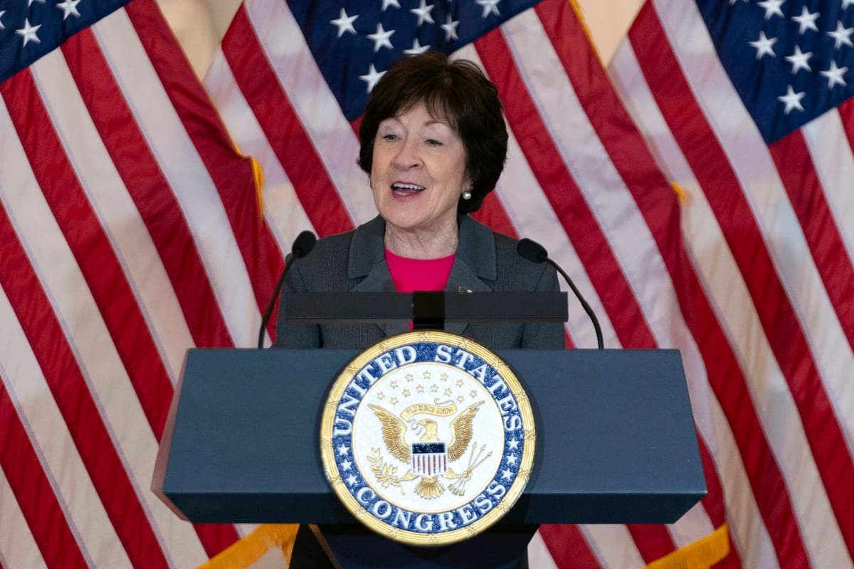Susan Collins only member of Maine's congressional delegation to attend State of the Union address