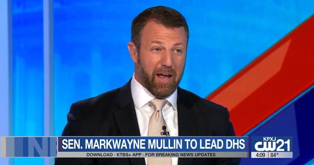 Mullin nominated for DHS secretary, setting up possible Oklahoma Senate battle