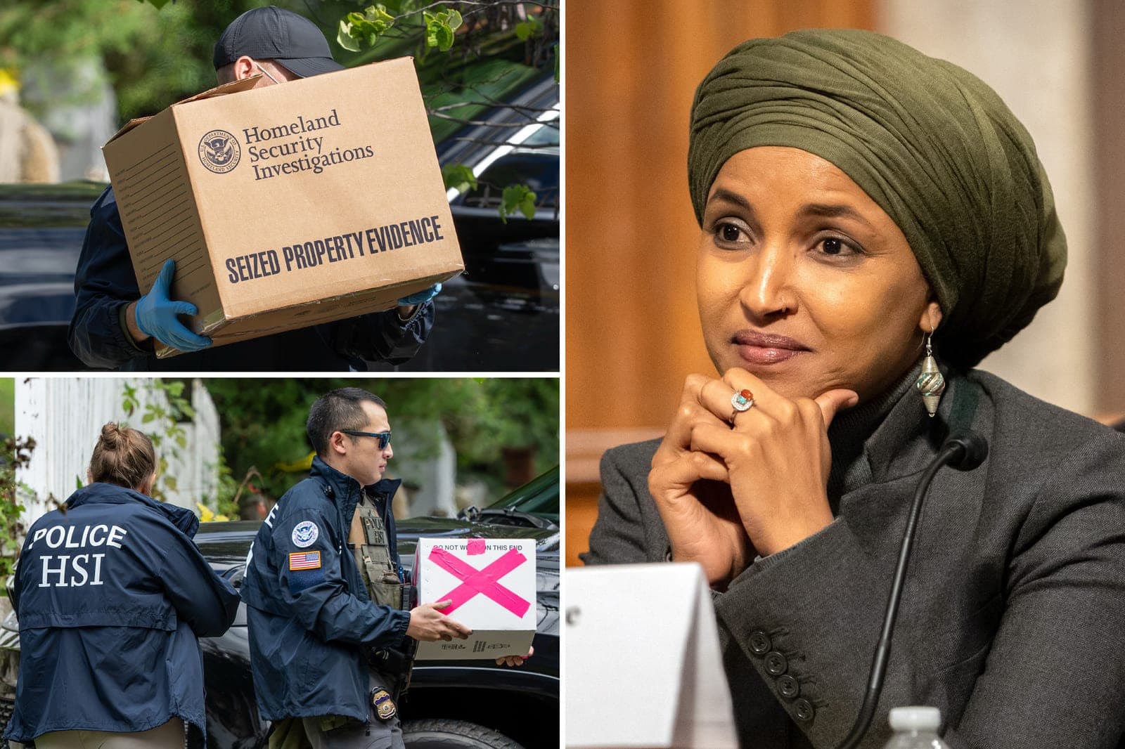 Ilhan Omar responds to raid on DC home with five-word warning to Trump