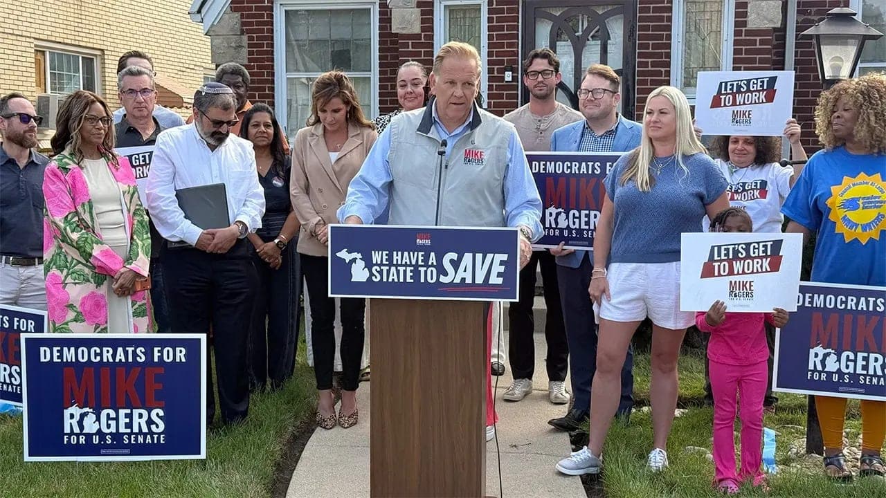 Democrats who 'never voted Republican' back Rogers over El-Sayed in razor-close race