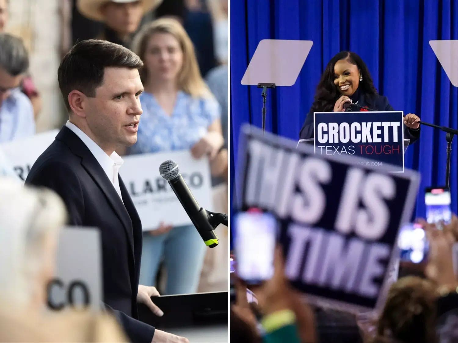 Texas Dems Talarico and Crockett to face off in U.S. Senate debate this weekend