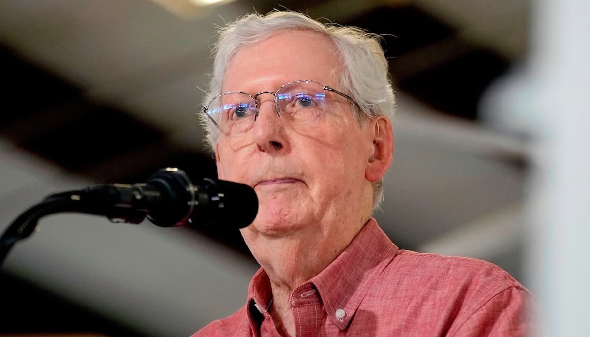 Sen. Mitch McConnell says fall led to hospitalization