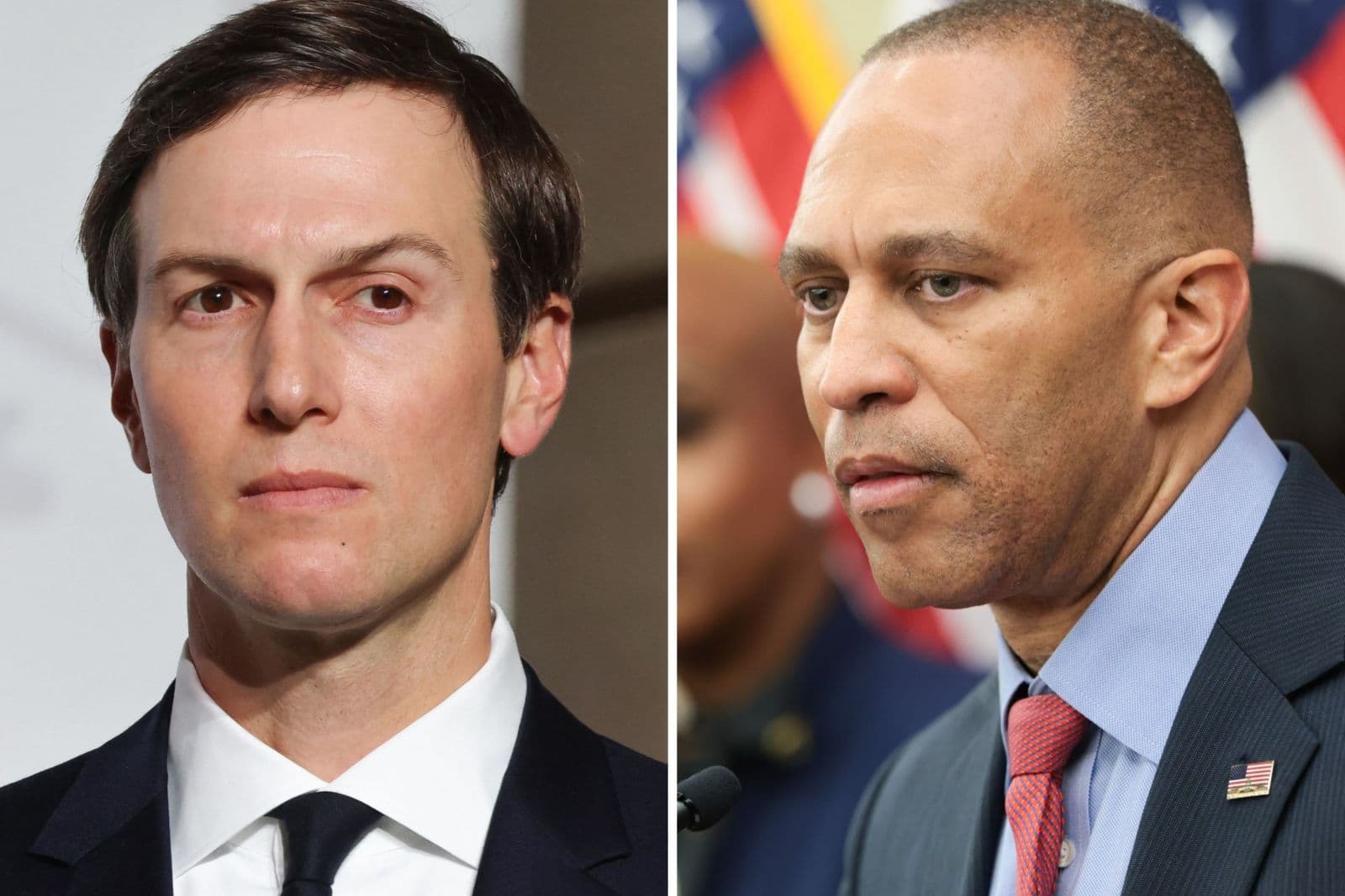 Mike Johnson Says Jared Kushner 'Hedges Bets' Amid Reported Hakeem Jeffries Meeting