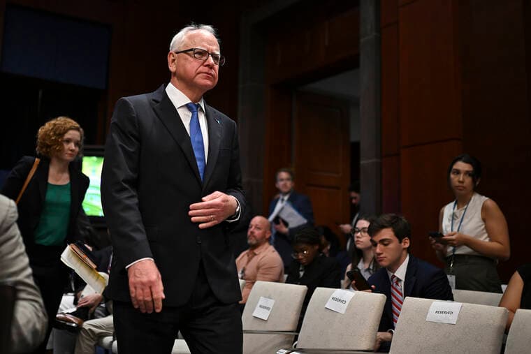 Gov. Tim Walz drops reelection bid, and Amy Klobuchar may run instead