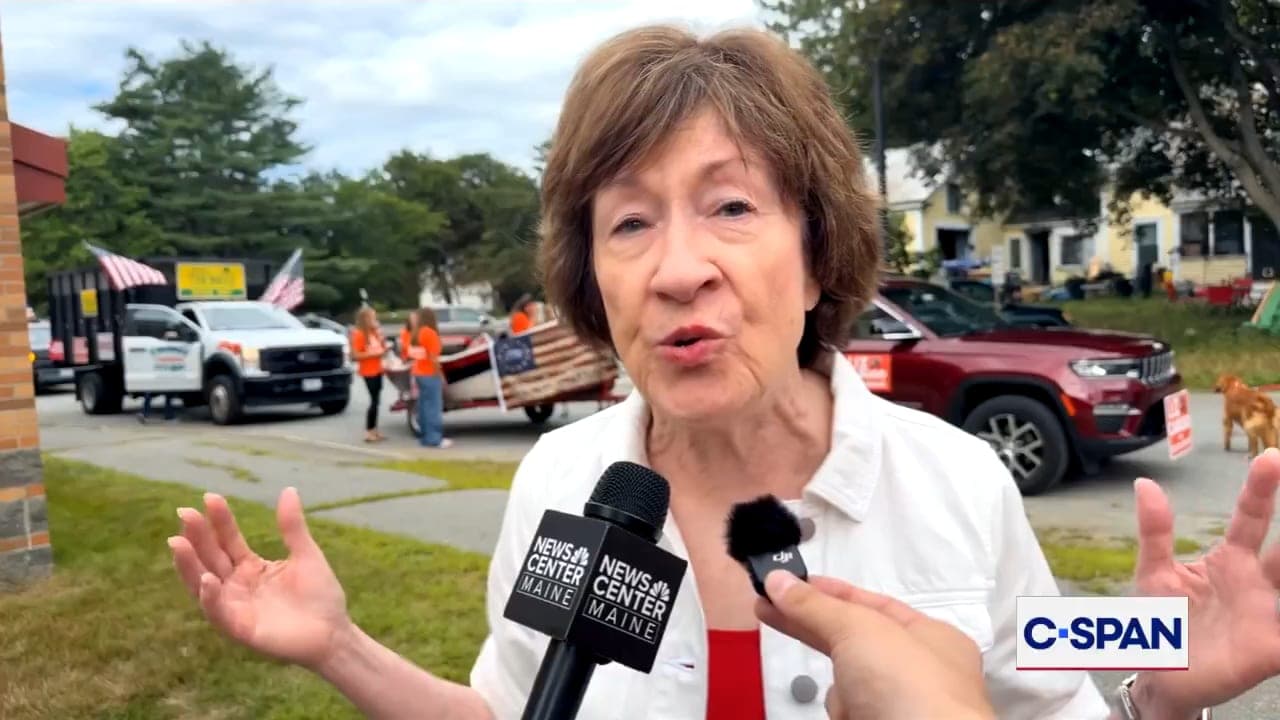 Susan Collins Refuses To Utter JD Vance's Name As She Snubs Him At Event In Maine