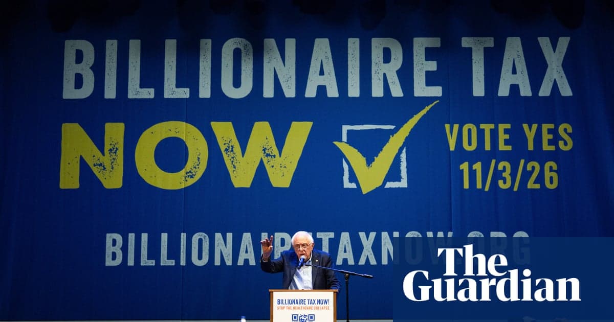 Bernie Sanders and Ro Khanna propose bill to impose wealth tax on billionaires