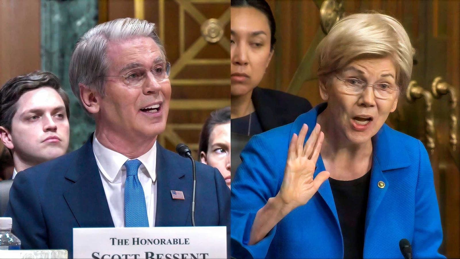 Elizabeth Warren Puts Bessent On The Hot Seat Over Trump's Insider Stock Trades
