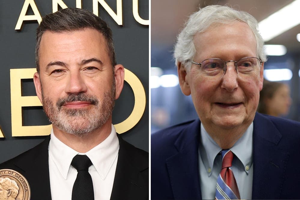 Jimmy Kimmel Mocks Mitch McConnell Photo Claiming Proof of Life