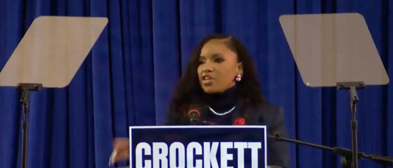 Jasmine Crockett's Senate Campaign Going As Well As You'd Expect