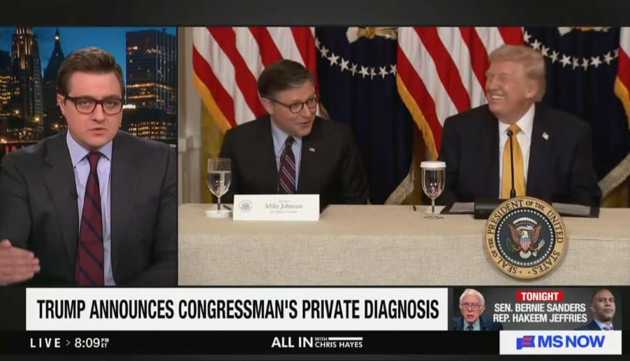 Chris Hayes Hits Trump for Revealing Neal Dunn's Diagnosis