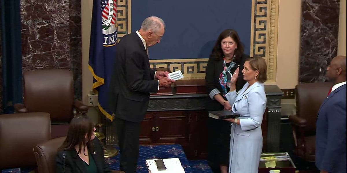 Darline Graham, sister of late Sen. Lindsey Graham, has been sworn in to finish his term