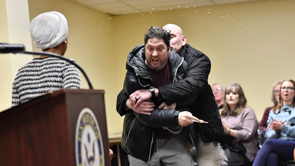 Shameful past of madman who squirted Ilhan Omar with syringe