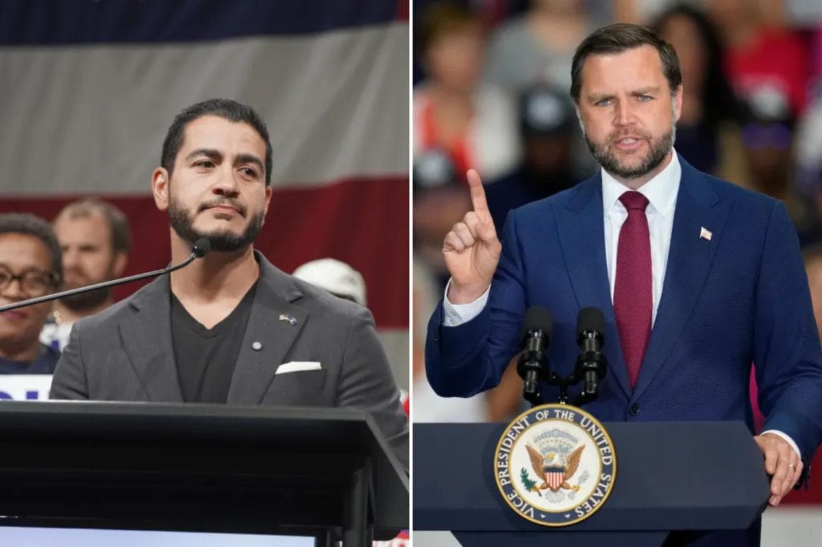JD Vance attacks 'very evil' Abdul el-Sayed at Michigan rally, defends wife Usha