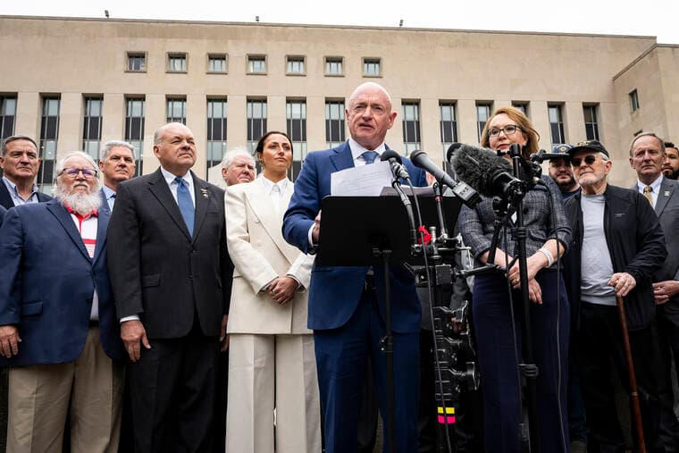 US appeals court weighs Pentagon bid to punish Senator Mark Kelly