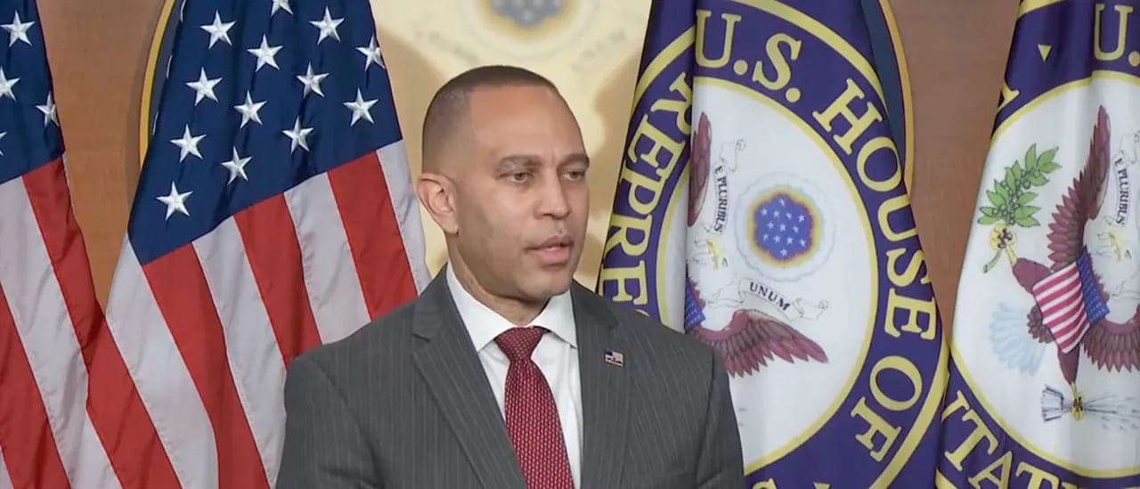 Jeffries Seems To Give Trump Credit, Blames Mike Johnson For Health Care Hold-Up