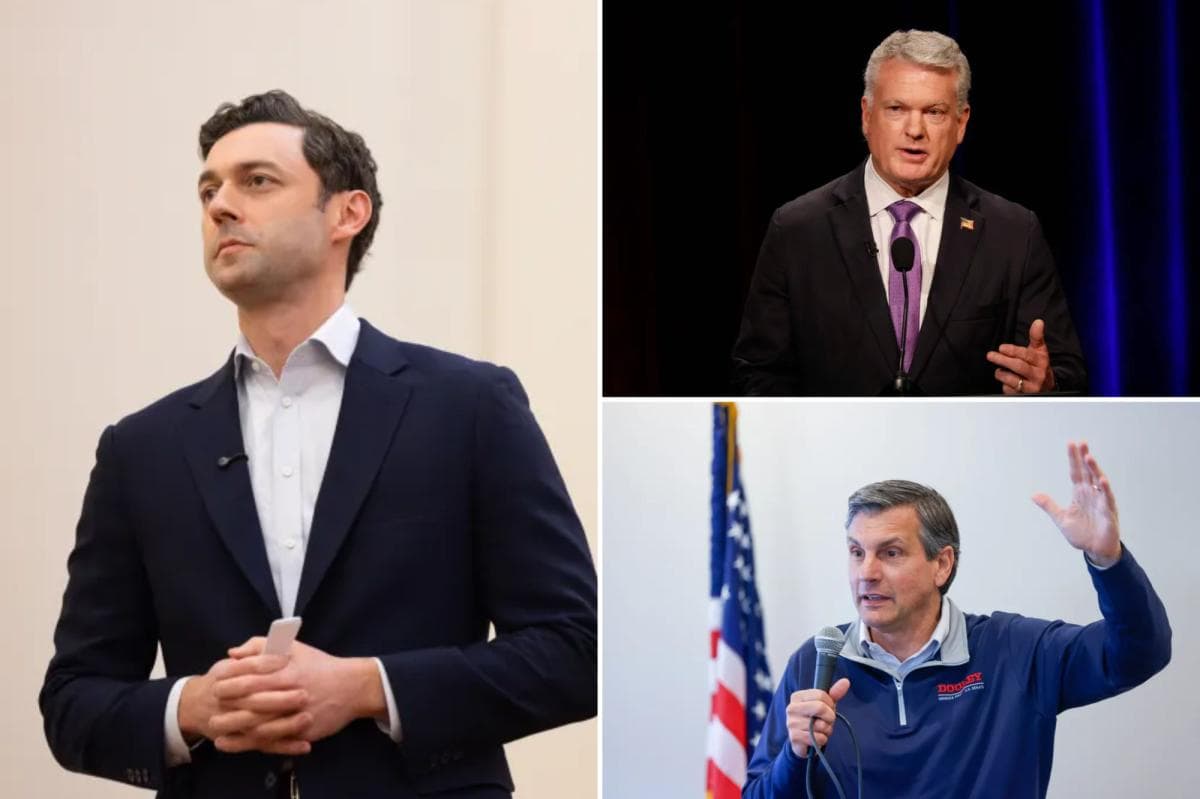 Democrat Jon Ossoff skates as Georgia GOP Senate primary drags on to runoff election