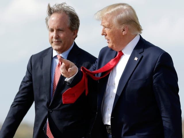Trump Gives Ken Paxton 'Complete and Total Endorsement' in Texas Senate Primary Against John Cornyn