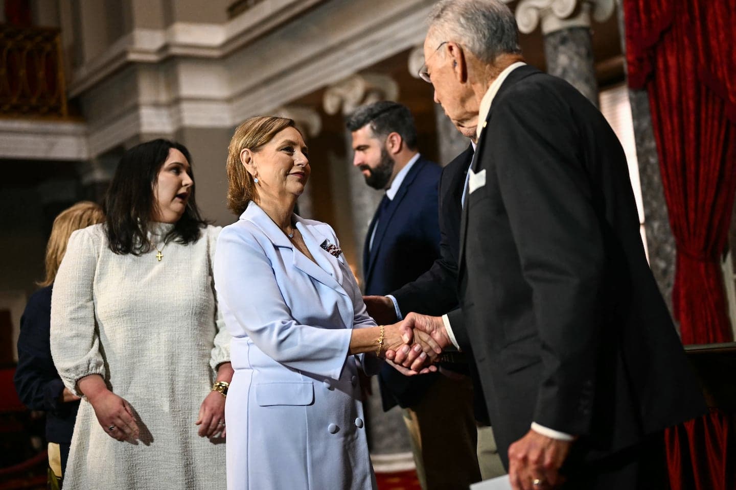 Sister of Senator Lindsey Graham sworn in to finish term